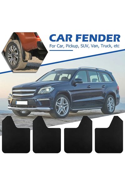 Choice 4pcs Universal Fender Mud Car Auto Pickup Truck Plastics Rigidity Sprayability Classic SUV Flaps ...