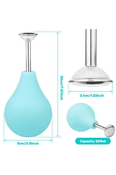 Choice Blue Ball Sprinkler for Wet Felting 224ml Large Capacity Ball Brause S...