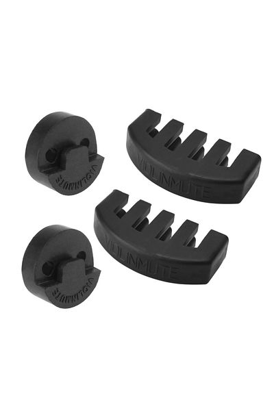 Choice 4pcs 4pcs Rubber Violin Mute Violin Muffler Suit Four-piece Set 2pcs Claw Style 2pcs Round Tourte Im