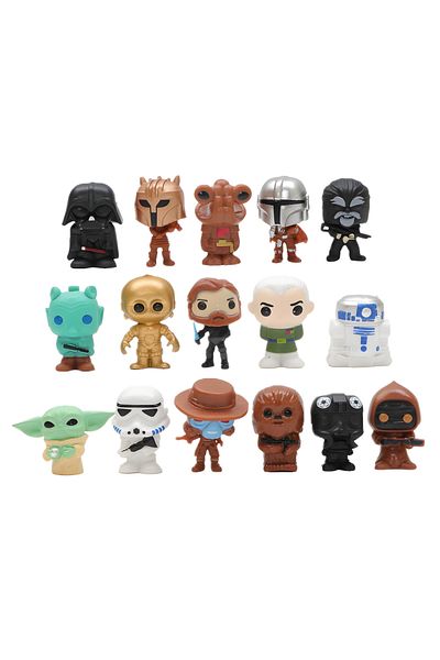 Choice 16 Pcs 16 Pcs/set Star Wars 3-5cm Anime Mandalorian Cute Figure Action Force Awakens Black Series Da