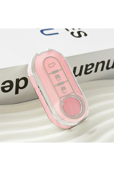 Choice Pink Fashion Car Key Case Cover For Fiat 500 Ducato Panda 500l Punto Lancia Musa For Citroen For Cit