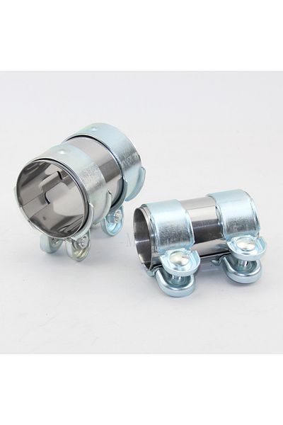 Choice 51mm 2 Inch 2.5 Inch Exhaust Muffler Tube Pipe Connector Joiner Sleeve Clamp Adjustable Stainless St