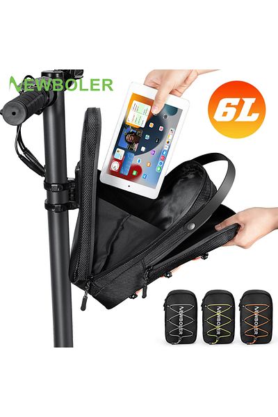 Choice NEWBOLER Electric Scooter Front Bag Handlebar Quick Release 6L Big Capacity Universal Electric Sc...