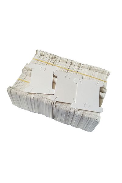 Choice 200pcs Hard Cardboard Floss Bobbins Threads Needlework Tool Spool Holder For Cross Stitch Embroid...