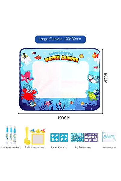 Choice لوحة رسم جرافيتي مائية سحرية مقاس 100 سم × 150 سم، لوحة رسم مائية للسي...