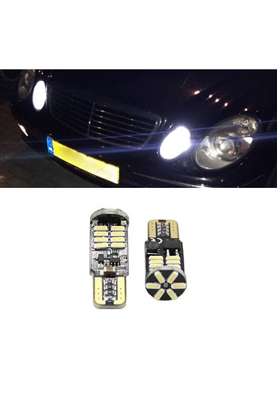NEWM 2x T10 194 168 W5w لمبة ليد جانبية بدون خطأ لسيارة مرسيدس بنز W202 W220 W124 W211 W222 X204 W1...
