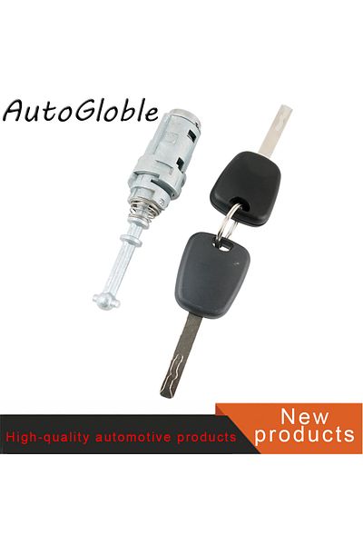 LARATH 9170T9 9170W9 Car Left Door Lock Cylinder With 2 Keys Kit For Citroen C2 C3 2002-2010 Tools Locks...