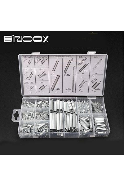 Choice 1mm-150mm 5.5-70mm 0.8mm-150mm 200pcs Hardware Tension Spring Compression Set In Box 20 Size Springs