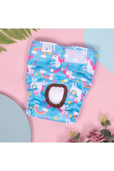 Choice S D-sh0044 1pc Reusable Female Dog Diaper Washable Puppy Period Diapers For Heat Cycle With Differen