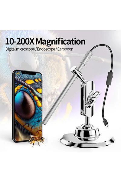 Choice 200x Handheld Digital Microscope Camera 1080p Hd Usb 8.5mm Inspection Camera 10x-200x Magnification