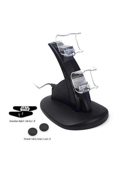 Choice Black Data Frog Dual Usb Charger Stand For Ps4 Dualshock4 Controller Charging Dock Station With Led