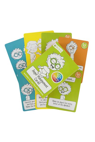 Choice Ds24-anger-cards لعبة بطاقات إدارة الغضب، التحكم في المشاعر ولعبة بطاقات ممتعة، تجمع عائلي