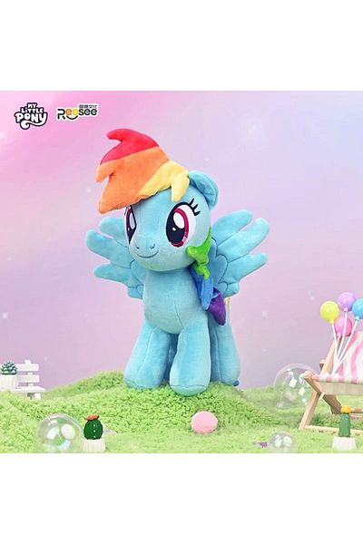 Choice 30cm Blue My Little Pony Plush Toy Anime Rainbow Dash Rarity Twilight Sparkle Fluttershy Pinkie Pie