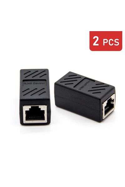 Choice 2pcs 2pcs Rj45 Connector Coupler Ethernet Cable Lan Inline Cat7/cat6/cat5e Ethernet Cable Extender A