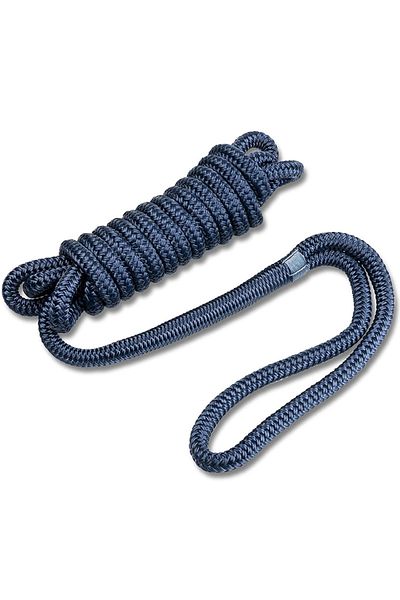 Choice Blue 4.6m/15ft Blue Boat Dock Lines Mooring Rope Double Braided Nylon Fender Line Docking Boat Rope