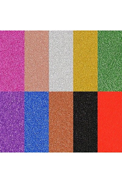 Choice 10 mixed color A4 10pcs 8''×12''(A4 Size) Glitter Cardstock For Crafts...