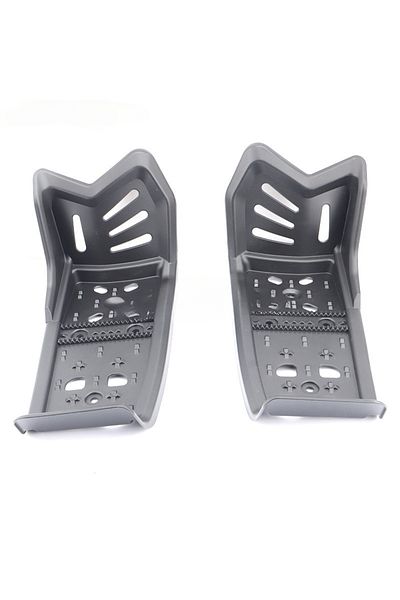 Choice 1 Pair Plastic Pedal Full Left Right Foot Rest Guard Footrest For 49cc Mini Small Sports Car Pocket