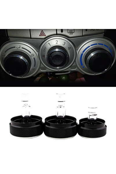 Choice 3Pcs/set Car Air Conditioning Knob AC Knob Cover for Perodua Myvi 1st for Daihatsu Sirion AC Swit...
