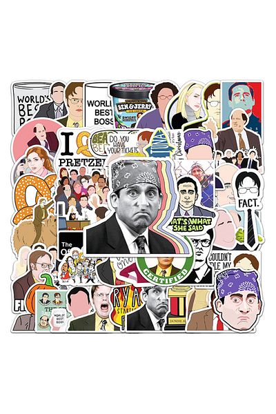 Choice 50pcs 10/30/50pcs The Office Classic Tv Show Stickers Scrapbook Phone Case Laptop Funny Cartoon Graf