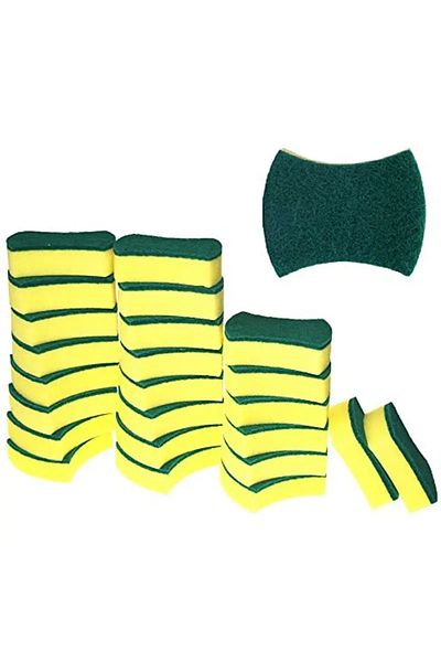 Choice 10pcs 20pcskitchen Cleaning Sponge, Dishware Eco-friendly Anti-scratch, Scrub Sponge