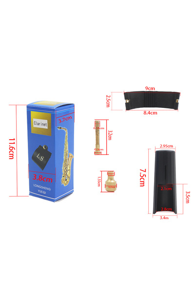 Choice كلارينيت كلارينيت قطعة الفم رباط وغطاء ألتو سوبرانو تينور ساكسفون مشبك...