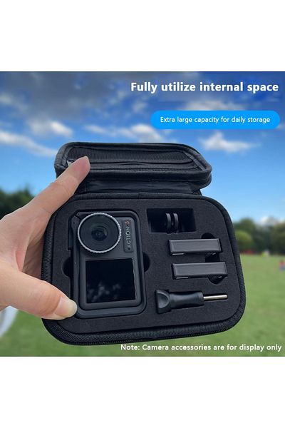KOQZM Mini Handbag For DJI Action 3 4 Carrying Case Travel Bag Camera Accessories For DJI Osmo Action 4...