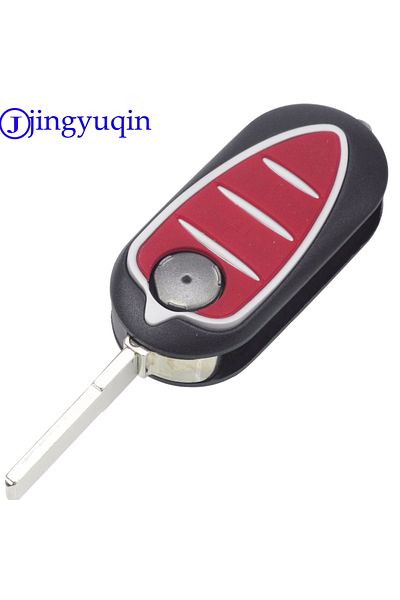 jingyuqin Key Shell 3 Buttons Remote Folding Flid Car Key Fob Case Shell Cover For Alfa Romeo Mito G