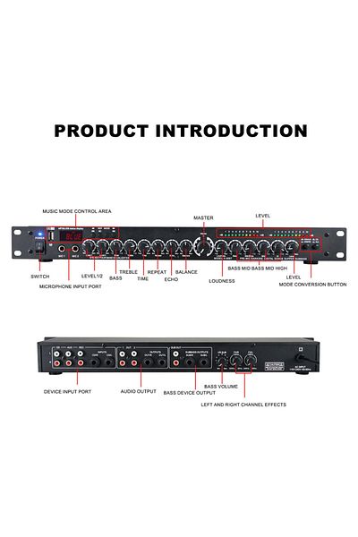 Choice K95bt Professional Pre Reverb Effector, Digital Audio Processor, Professional Ktv Microphone, Anti S