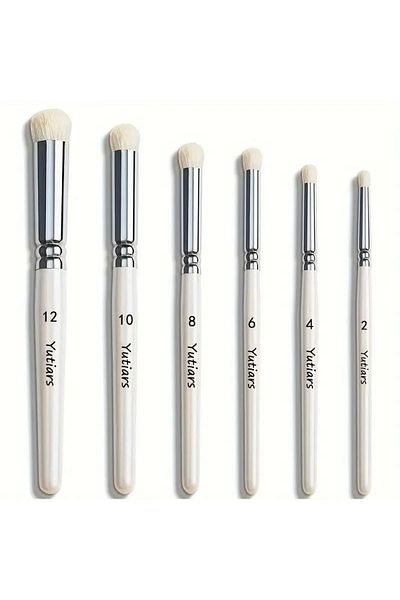 Choice 6pcs Paint Brush Set, Fine Detail Wood Handle Brushes For Miniature Art Painting, Acrylic, Watercolo