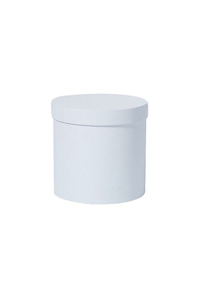 Choice White Flower Box Gift Packaging Box Portable Round Small Hug Bucket Storage Flower Cardboard Box Can