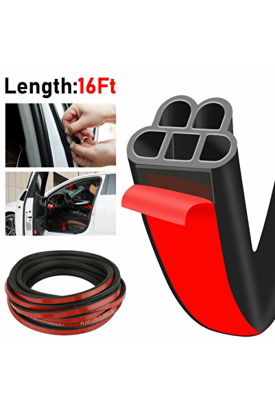 Choice شرائط لاصقة لإغلاق أبواب السيارات بطول 5 أمتار، شكل حرف B، مانعة لتسرب...