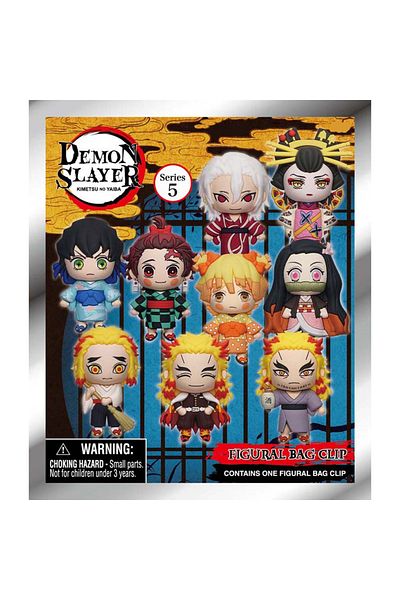 Choice Mn-74570 1pc Demon Slayer Officially Licensed 3d Cartoon Anime Characters Series Mystery Bulk Bag Cl