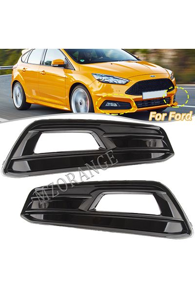 Choice Left And Right Fog Light Cover For Ford Focus St 2015-2018 Front Bumper Grille Foglights Headlights