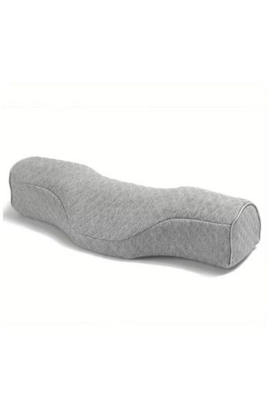Choice Light Gray Orthopedic Neck Pillow: Superior Cervical Support Soft Memory Foam, Breathable Washable,