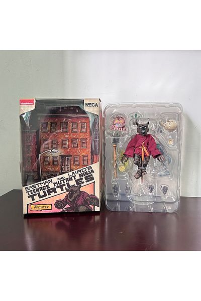Choice With Box Anime Neca Figure Splinter Master's Portable Mouse Action Figure Model Toys Room Decor Coll
