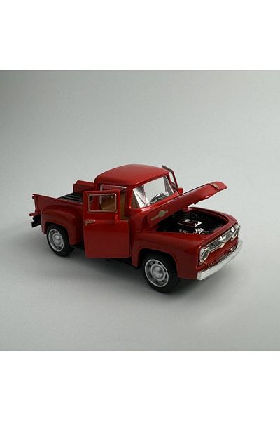Choice Red 1/32 Red Metal Truck Model Vintage Alloy Mini Pull-back Diecast Car Collection Decor Boys Childr