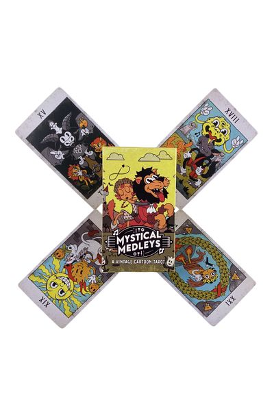 Choice Tt273 Mystical Medleys A Vintage Cartoon Tarot Cards A Oracle English Visions Divination Edition 78