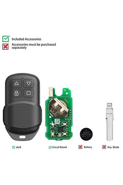 Xhorse 5PCS/LOT Xhorse XKGHG1EN Masker Garage Remote Key Working with KEY TOOL PLUS, KEY TOOL MAX PRO, K...