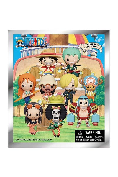 Choice Mn-70120 1pc One Piece Officially Licensed Mystery Bulk Bag Clip Series 3 Luffy And Namy And Other C
