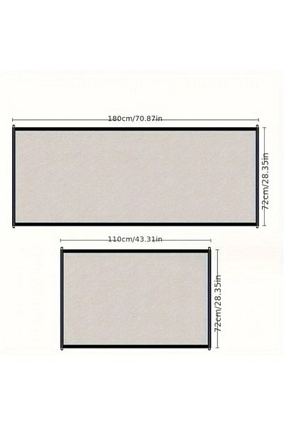 Choice 72x110cm Pet isolation net Multi-functional Pet Safety Gate: Easy Installation Foldable Mesh Fence,
