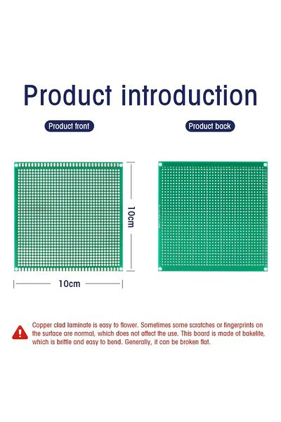 Choice 1pc 12x18cm 1pcs 8x12 9x10 9x15 10x10 10x15 10x22 12x18cm Single Side Pcb Prototype Board Printed Ci