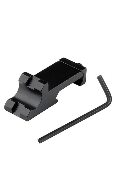 Choice 1pcs 1pcs 45 Degree Inclined Rail Flashlight Dd/pro/kac Machine Sight Side Rail Adapter 20mm Aluminu