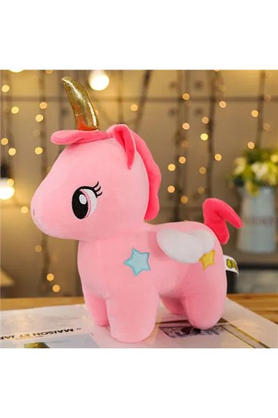 Choice 20cm Pink 20cm Soft Unicorn Plush Toy Baby Kids Appease Sleeping Pillow Doll Animal Stuffed Plush To