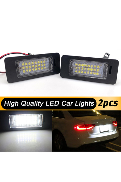 Choice 2 قطعة سيارة لا يوجد خطأ Canbus LED رقم لوحة ترخيص أضواء لمبة لأودي A1...