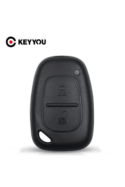 KEYYOU 2 Buttons Car Remote Key Shell Case Transmister For Renault Traffic Master Vivaro Movano K...