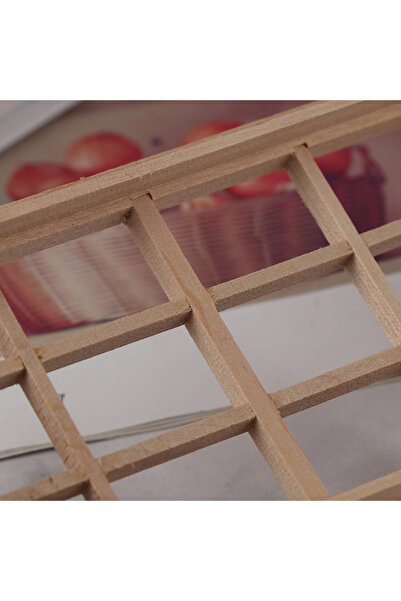 Choice ألعاب وإكسسوارات نموذج إطار نافذة خشبي مصغر مكون من 12 لوحًا بمقياس 1:...