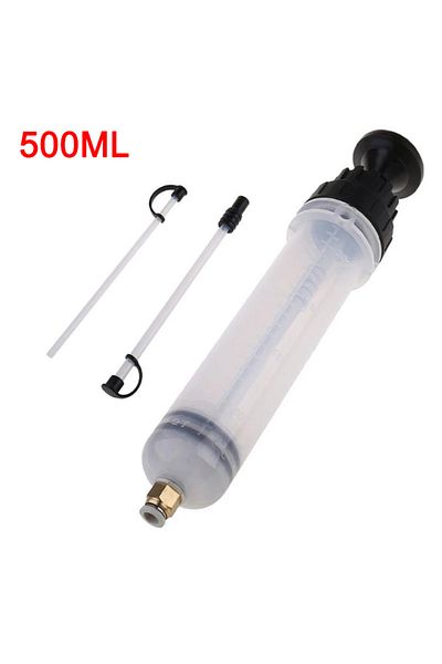 Choice 500ml Car Oil Fluid Extractor 500/200cc Filling Syringe Bottle Transfer Automotive Fuel Extraction H