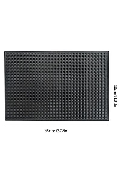 Choice 30x45cm Silicone Dish Drying Mat Bar Service Mat Minimalist Rectangle Dish Drainer Mat Bartender Non