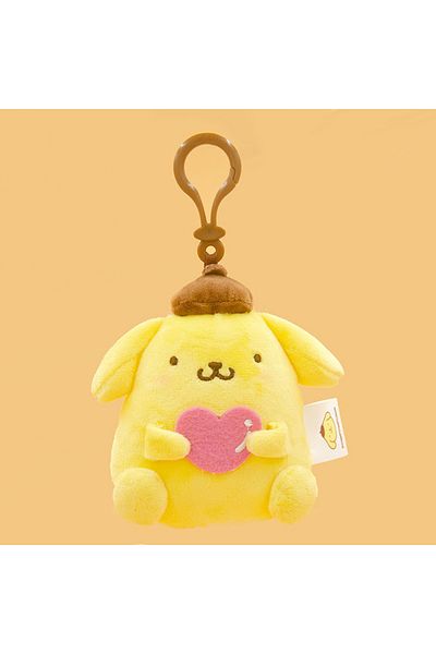 Choice Pompom Purin Sanrio Hello Kitty Plush Small Charms My Melody Plushies Kuromi Bag Charm Cinnamoroll P