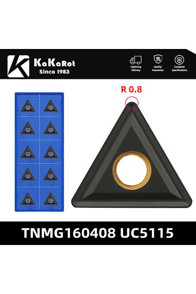 kakarot Tnmg160408 Uc5115 Cast Iron Carbide Insert Tnmg160404 Uc5115 Tnmg 160408 160412turning Tools